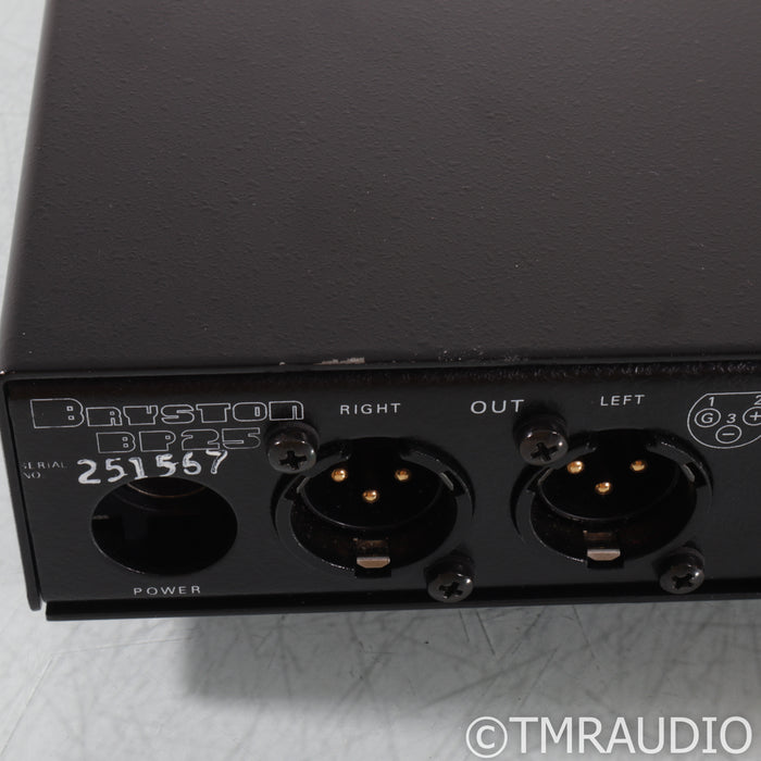 Bryston BP-25 Stereo Preamplifier; MM Phono; BP-PSR Power Supply; 17"