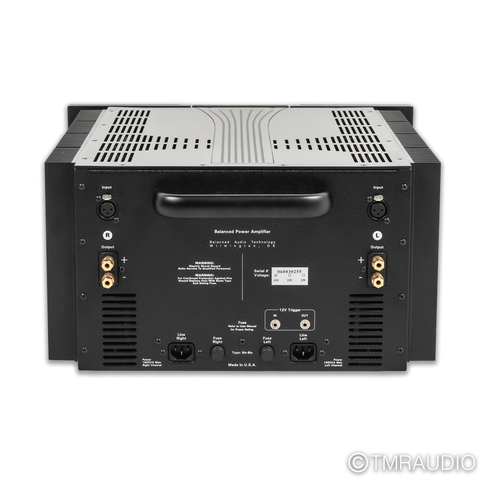 BAT VK-655SE Balanced Power Amplifier