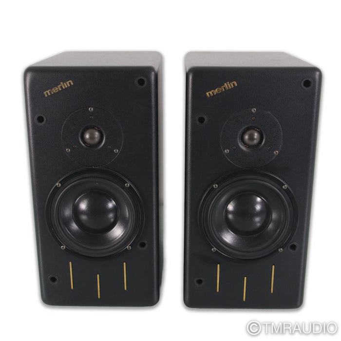 Merlin TSM mmi Bookshelf Speakers; Black Pebble Pair
