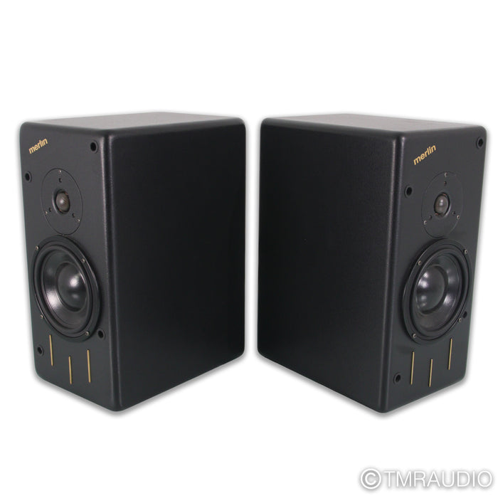 Merlin TSM mmi Bookshelf Speakers; Black Pebble Pair