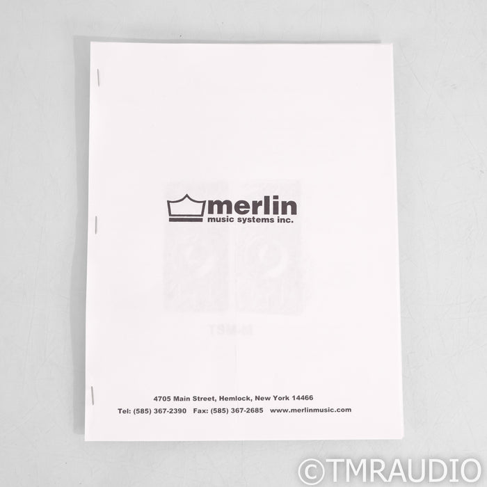 Merlin TSM mxe Bookshelf Speakers; Champagne Pair