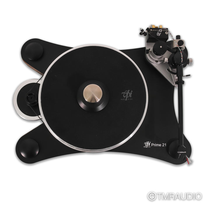 VPI Prime 21 Belt Drive Turntable; Walnut; JMW 10" 3DR Tonearm (No Cartridge)