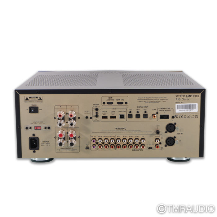 Advance Paris A10 Classic Stereo Hybrid Integrated Amplifier; MM Phono