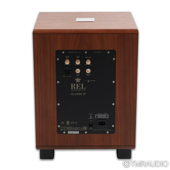 REL Acoustics Classic 98 10" Powered Subwoofer; Walnut