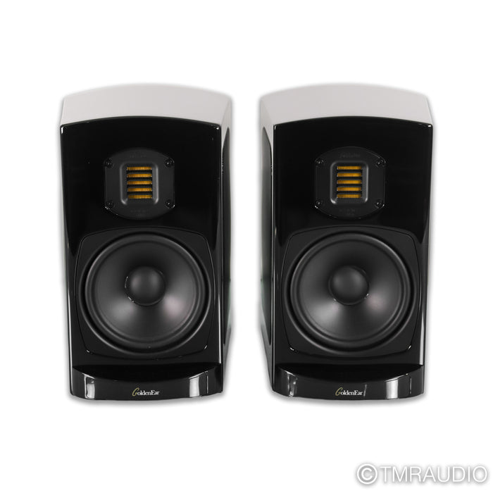 GoldenEar BRX Bookshelf Speakers; Black Pair