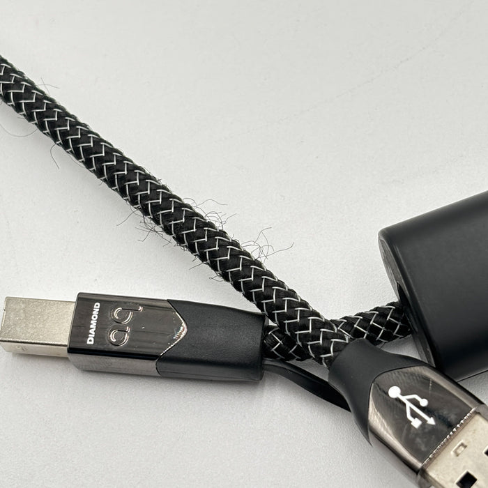 AudioQuest Diamond USB A to B Cable; 0.75m Single Digital Interconnect