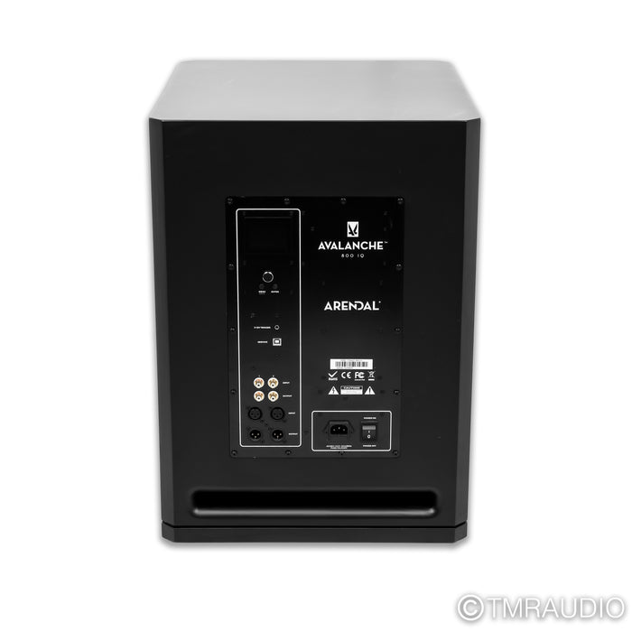 Arendal 1723 Avalanche 800 IQ 13.8" Powered Subwoofer; Black; Ported