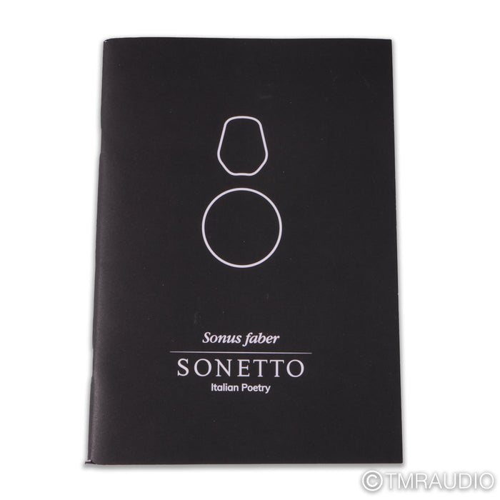 Sonus Faber Sonetto II Bookshelf Speakers; Wenge Pair