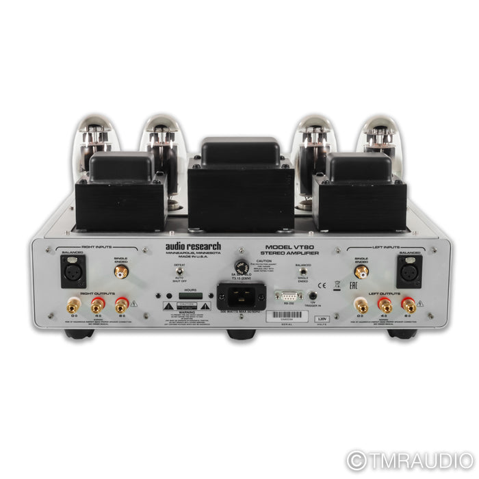 Audio Research VT80 Stereo Tube Power Amplifier (New Tubes)