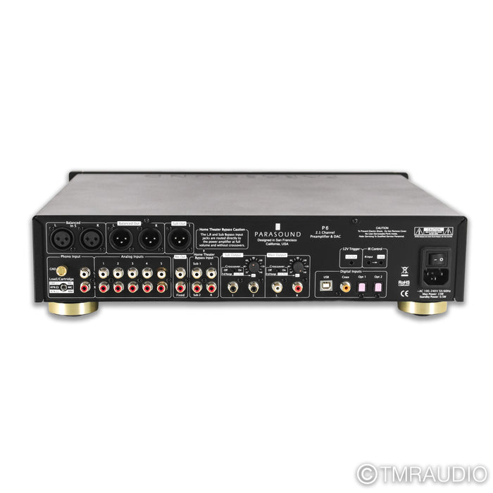 Parasound Halo P6 Stereo Preamplifier; P 6; MM / MC Phono