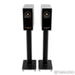 Closer Acoustics OGY Bookshelf Speakers; Black Pair w/ Stands