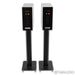 Closer Acoustics OGY Bookshelf Speakers; Black Pair w/ Stands