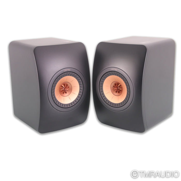 KEF LS50 Meta Bookshelf Speakers; Carbon Black Pair