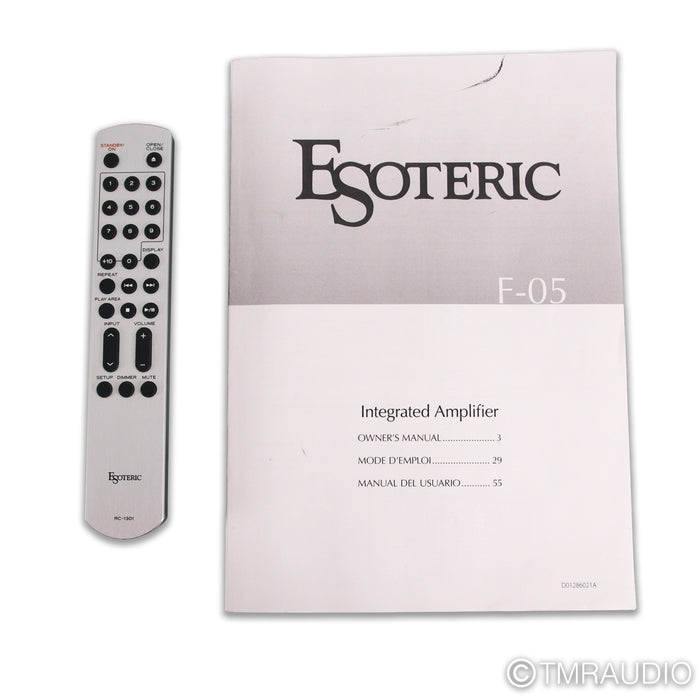 Esoteric Audio F-05 Stereo Integrated Amplifier; MM / MC Phono; OP-ESLA1 Upgrade