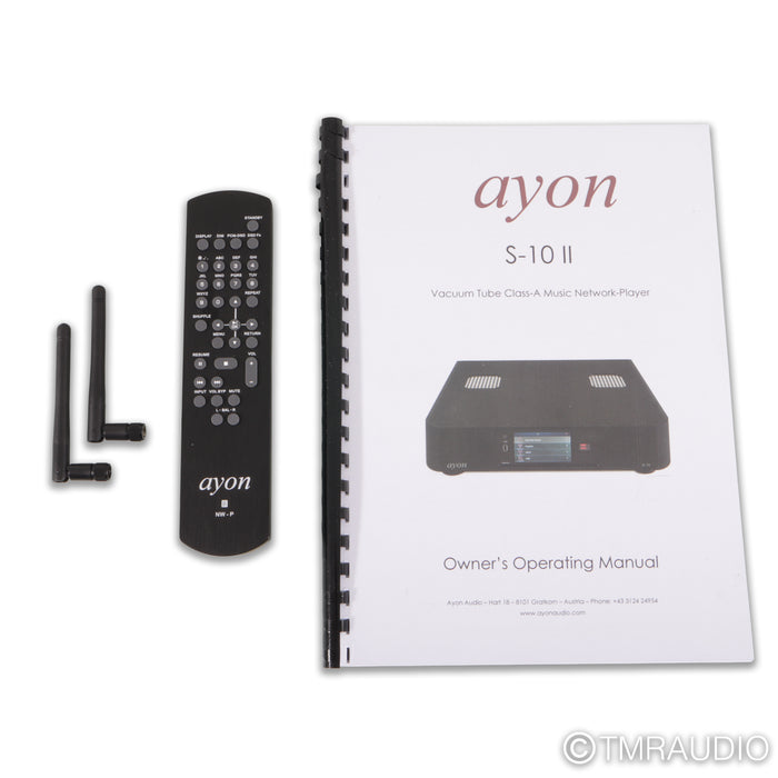 Ayon Audio S10-II Signature Tube Network Streamer / DAC; D/A Converter
