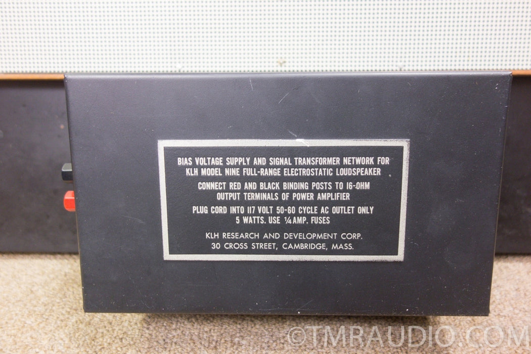 KLH Model 9 Vintage Electrostatic Speakers in Factory Box