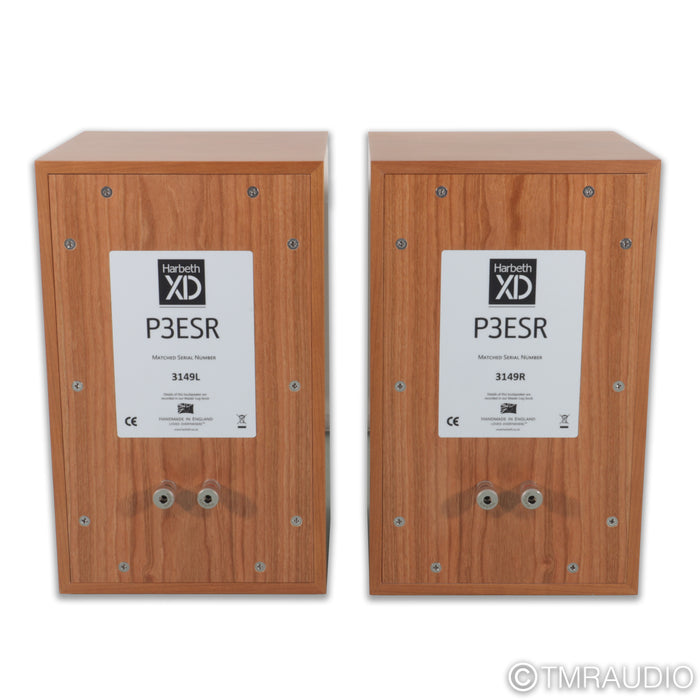 Harbeth P3ESR XD Bookshelf Speakers; Cherry Pair