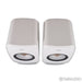 KEF LSX II Wireless Active Bookshelf Speakers; White Pair with Stands