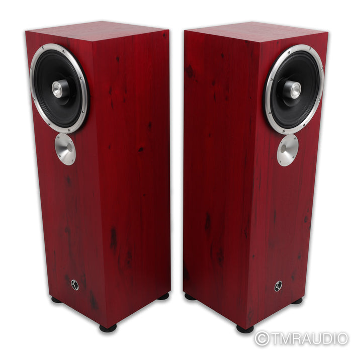 Zu DW6 Superfly Floorstanding Speakers; Ruby Red Hickory Pair; Dirty Weekend
