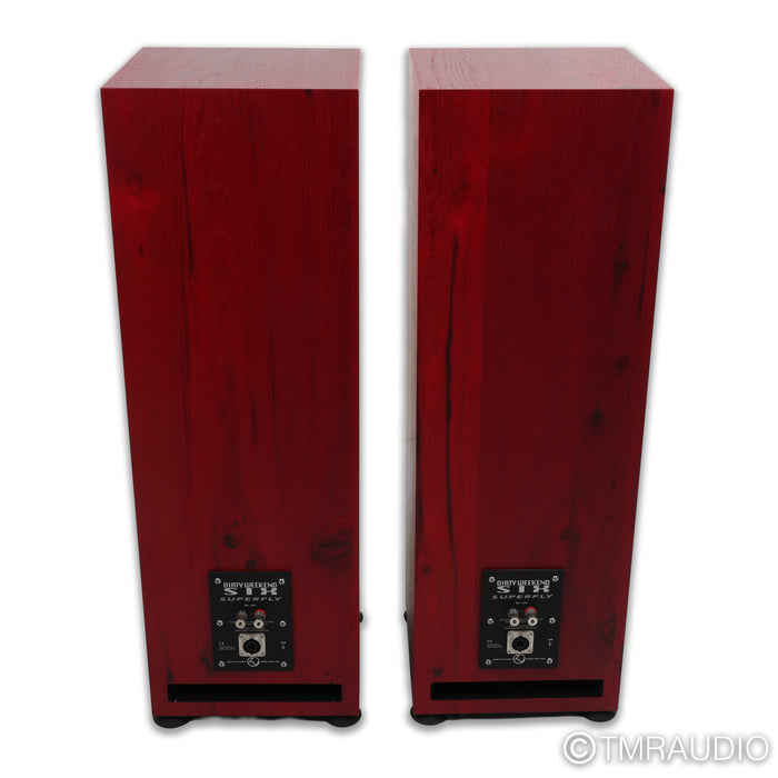 Zu DW6 Superfly Floorstanding Speakers; Ruby Red Hickory Pair; Dirty Weekend