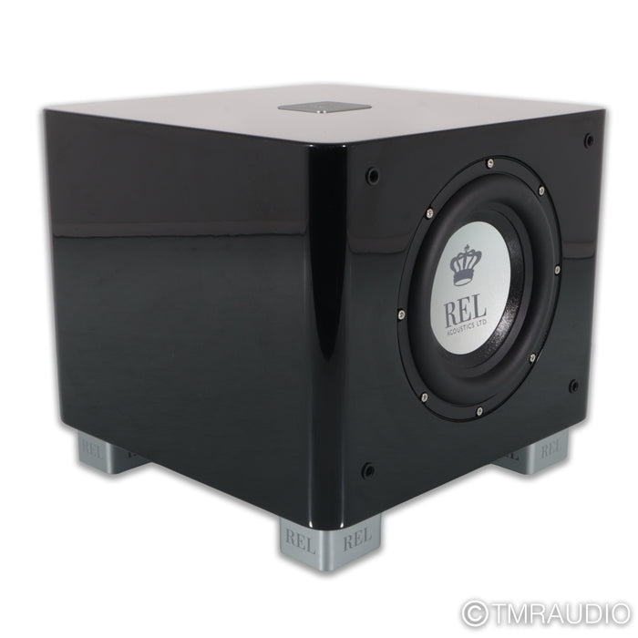 REL Acoustics T/7x 8" Powered Subwoofer; Piano Black