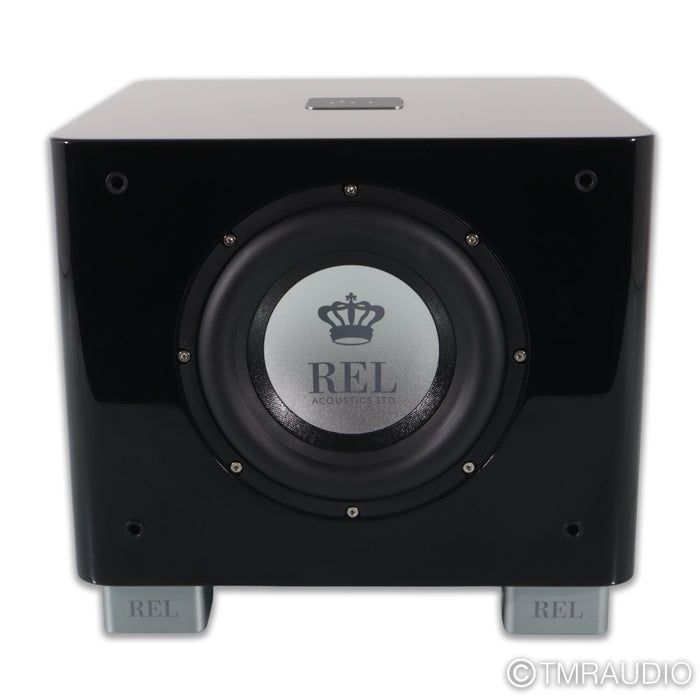 REL Acoustics T/7x 8" Powered Subwoofer; Piano Black