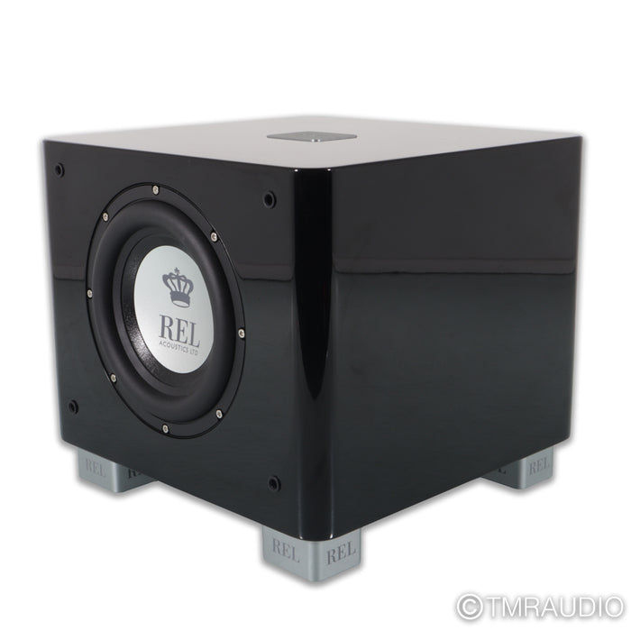REL Acoustics T/7x 8" Powered Subwoofer; Piano Black