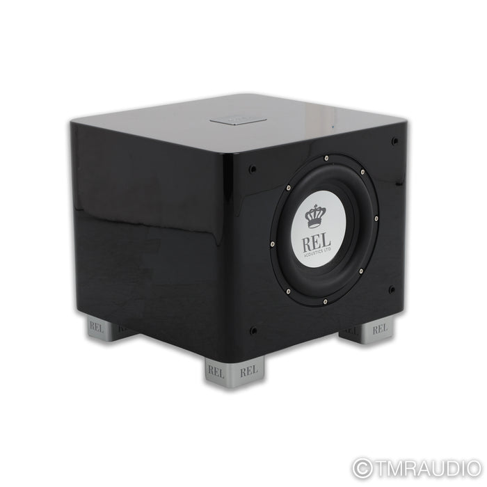REL Acoustics T/7x 8" Powered Subwoofer; Piano Black