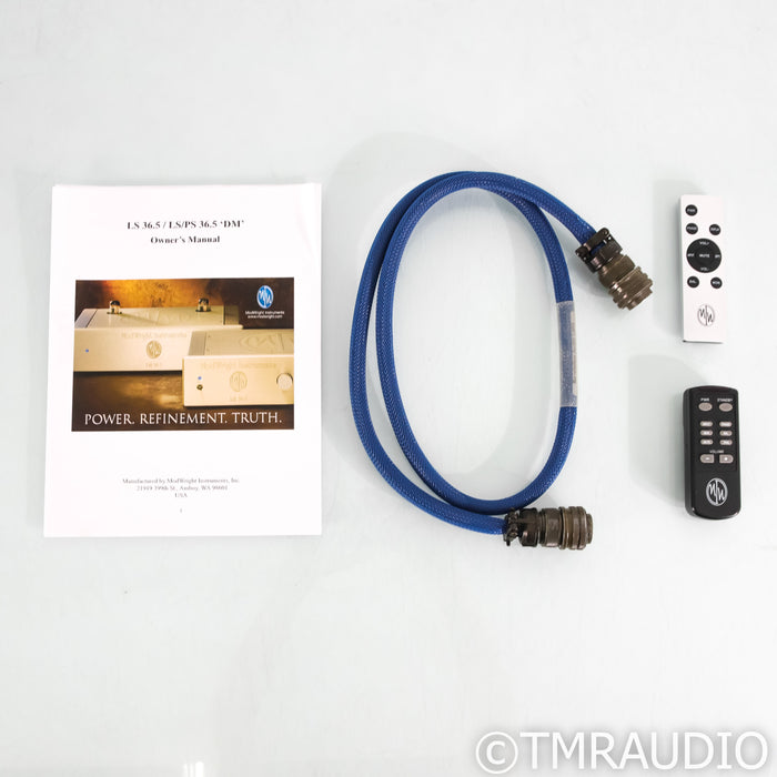 ModWright Instruments LS 36.5 DM Stereo Tube Preamplifier; PS 36.5