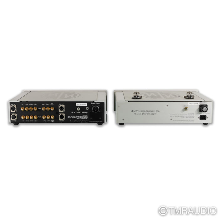 ModWright Instruments LS 36.5 DM Stereo Tube Preamplifier; PS 36.5