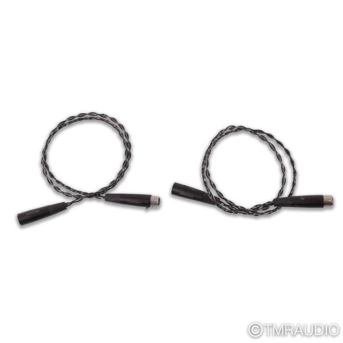 Kimber Kable Carbon Series XLR Cables; 1m Pair Balanced Interconnects