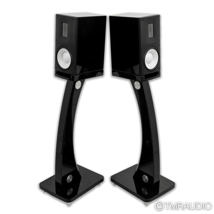 Raidho Acoustics X-1 Bookshelf Speakers w/ Stands; Black Pair