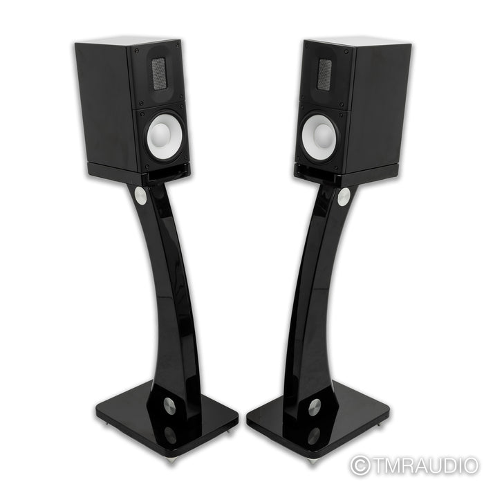 Raidho Acoustics X-1 Bookshelf Speakers w/ Stands; Black Pair