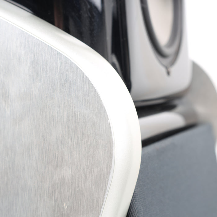 Revel Ultima Studio Floorstanding Speakers; Black / Silver Pair