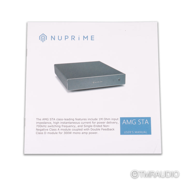 NuPrime AMG-STA Stereo Power Amplifier
