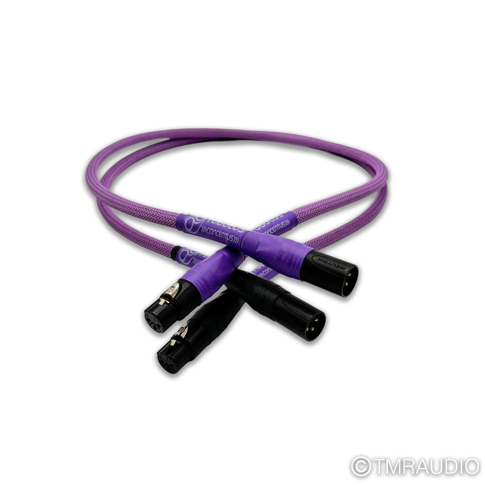 Tubulus Concentus XLR Cables; 1m Pair Balanced Interconnects