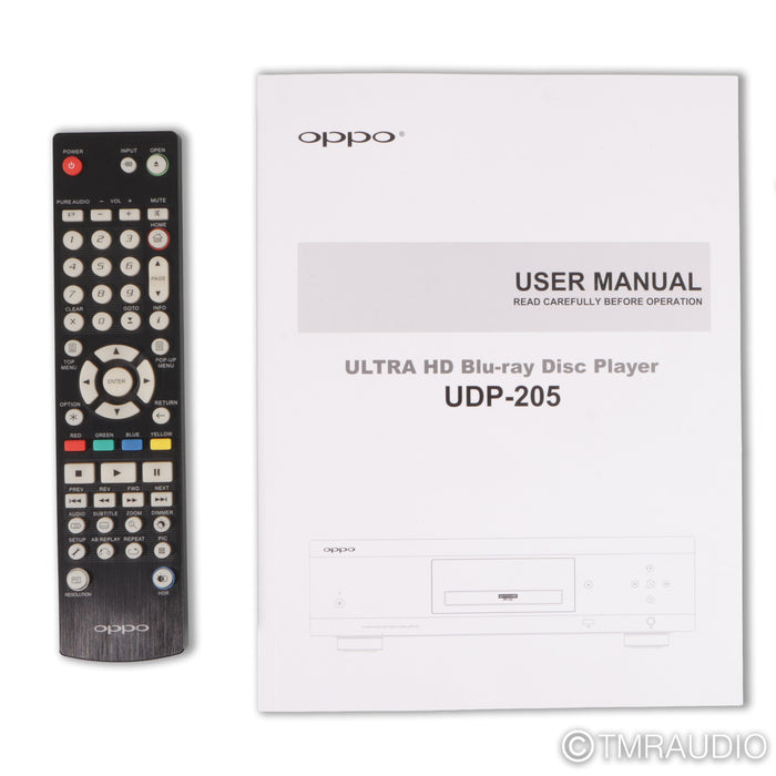 Oppo UDP-205 Ultra HD Universal Blu-Ray Player; CD / SACD