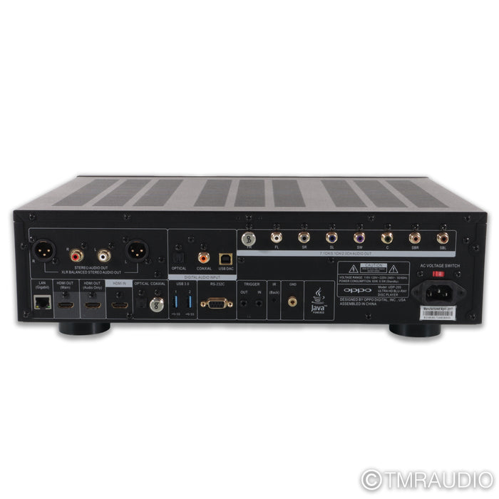 Oppo UDP-205 Ultra HD Universal Blu-Ray Player; CD / SACD