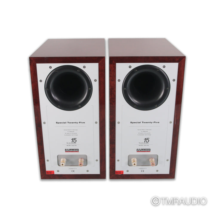 Dynaudio Special Twenty-Five Bookshelf Speakers; Bordeaux Bird's Eye Pair