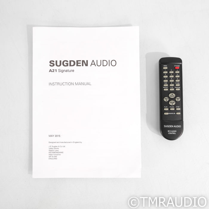 Sugden Audio A21 Signature Stereo Integrated Amplifier; MM Phono