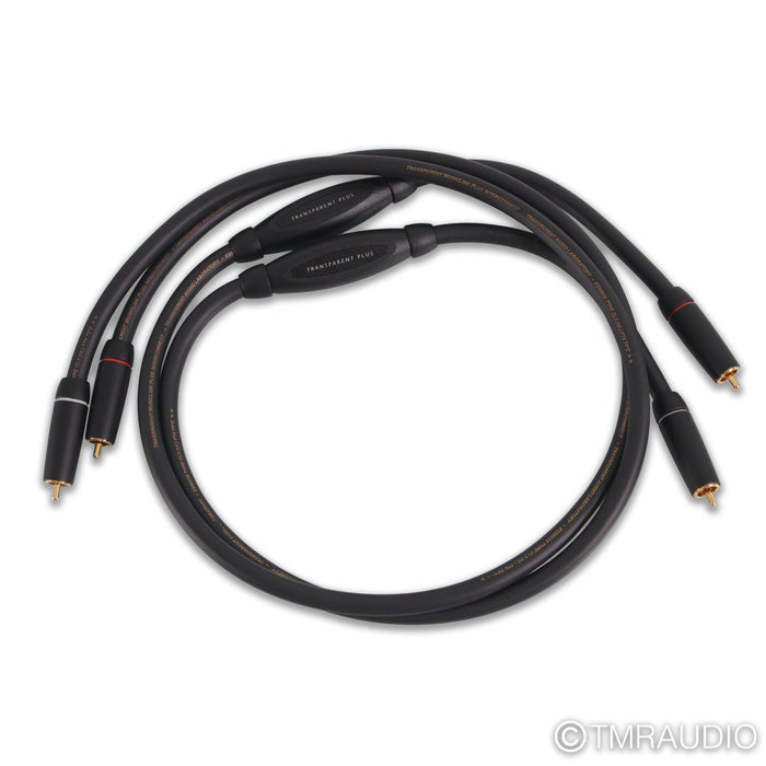 Transparent Audio Gen 6 Plus RCA Cables; 1m Pair Interconnects