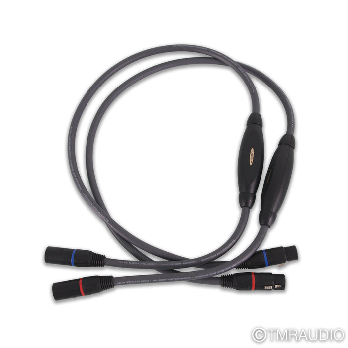 Transparent Audio Plus Gen 5 XLR Cables; 1m Pair Balanced Interconnects