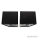 KLH Model Five Bookshelf Speakers; Black Pair with Stands