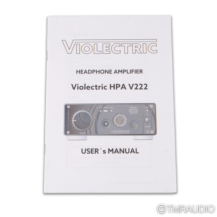 Violectric HPA V222 Headphone Amplifier