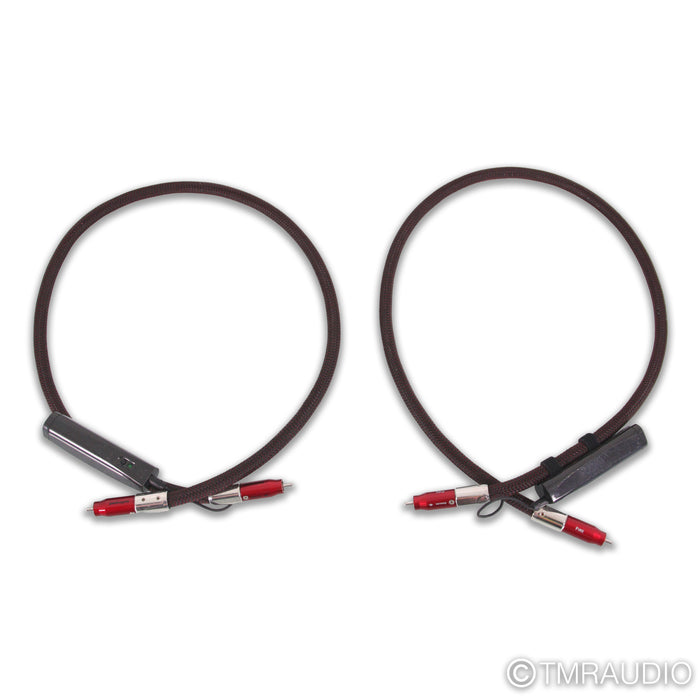 AudioQuest Fire RCA Cables; 1m Pair Interconnects