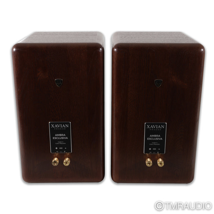 Xavian Ambra Esclusiva Bookshelf Speakers; Cognac Pair