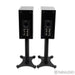KEF Reference 1 Bookshelf Speakers; Grey / Black Pair with Stands