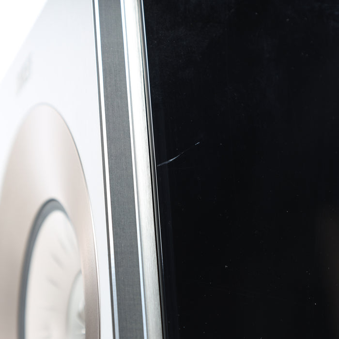 KEF Reference 1 Bookshelf Speakers; Grey / Black Pair with Stands