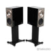KEF Reference 1 Bookshelf Speakers; Grey / Black Pair with Stands