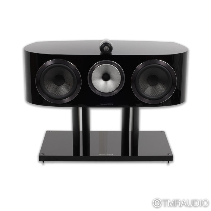Bowers & Wilkins HTM1 D3 Center Channel Speaker; Black Gloss w/ Stand